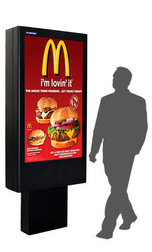 Digital signage totem