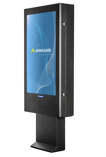 standard totem enclosure for 32" and 47" displays