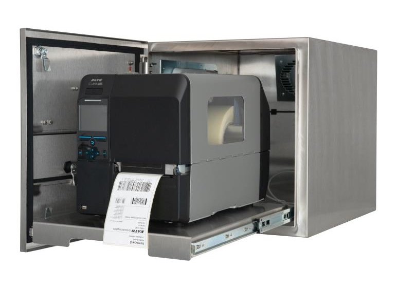 Waterproof Printer Enclosure and integrated SATO CL4NX Label Printer