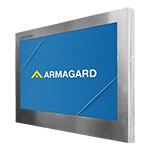 Stainles-steel food manufacturing digital signage cabinet