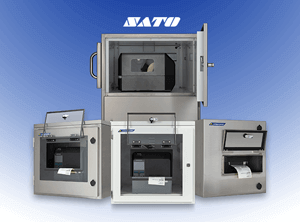 The Armagard SATO industrial printer enclosure range