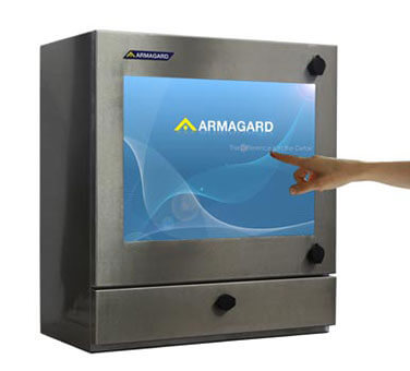 Armagard’s rugged touch screen the SENC-450